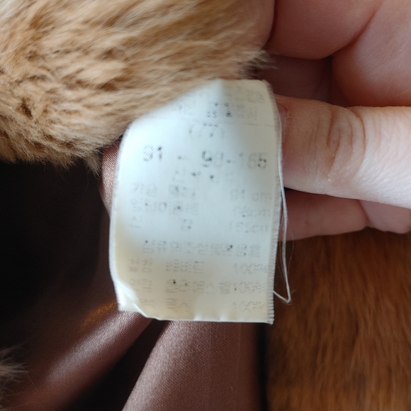 Vintage Fur Vest with Pockets Size 4-6 - Picture 8 of 13